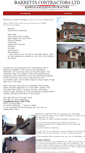 Mobile Screenshot of barretts-contractors.com